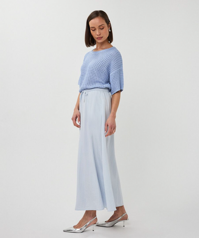 Esqualo- Sweater open knit s/slve