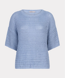 Esqualo- Sweater open knit s/slve