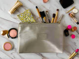 Pursen- Classic Toiletry Case - Pearl Quilted
