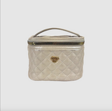 Pursen- Getaway Jewelry Case - Pearl Quilted