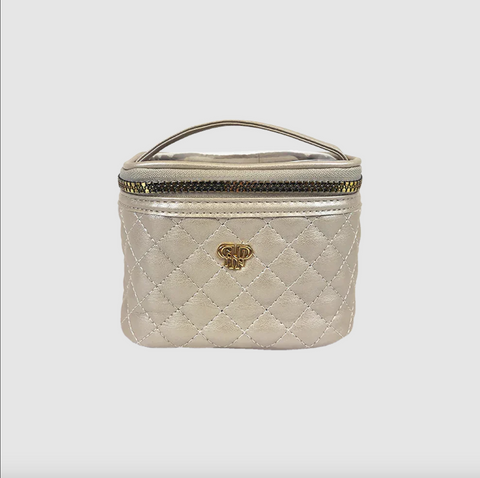 Pursen- Getaway Jewelry Case - Pearl Quilted