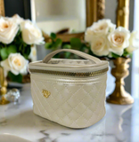 Pursen- Getaway Jewelry Case - Pearl Quilted