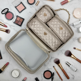 Pursen-Trio Jet Setter - Pearl Quilted