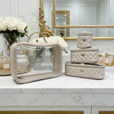 Pursen-Trio Jet Setter - Pearl Quilted