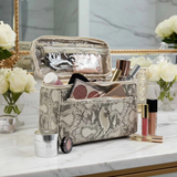 Pursen- Classic Train Case - Safari Sands