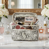 Pursen- Classic Train Case - Safari Sands