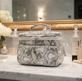 Pursen- Classic Train Case - Safari Sands