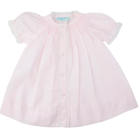 Feltman- Girls Honeycomb Smocked Yoke Daygown