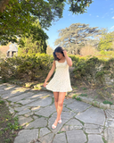 Little Olin- Floral Ruffle Dress
