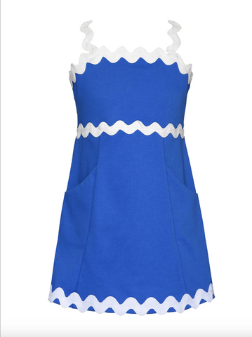 Hannah Banana- A-LINE RICK RACK DRESS W/ POCKETS
