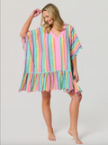 Shiraleah- Rosalia Mini Caftan- One Size