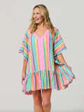 Shiraleah- Rosalia Mini Caftan- One Size