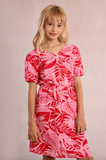 Molly Bracken- Printed dress, elasticated waist