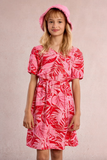 Molly Bracken- Printed dress, elasticated waist