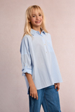 Molly Bracken- Light Blue Long Sleeve Shirt