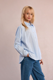 Molly Bracken- Light Blue Long Sleeve Shirt