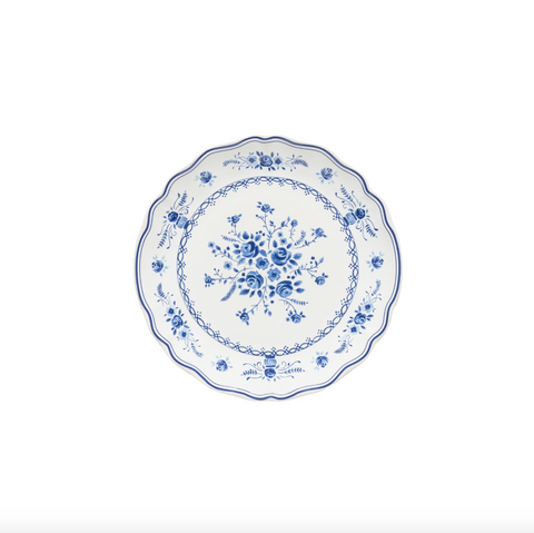 Costa Nova-Vila-Salad/dessert plate, White-blue