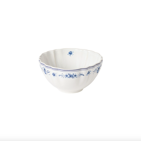 Costa Nova- Vila- Soup/Cereal bowl, White-blue