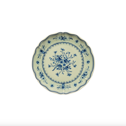 Costa Nova- Vila- Salad/dessert plate, Olive-blue