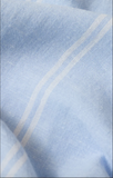 Z Supply- The Perfect Linen Striped Top- Light Blue