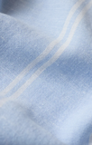 Z Supply- The Perfect Linen Striped Short- Blue Light