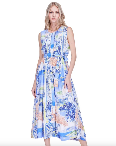 Joy Joy- Isle- Mini Pleated Midi