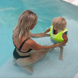 Sunny Life- Kids Swim Vest 1-2 - Salty the Shark Neon Yellow