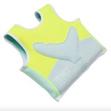 Sunny Life- Kids Swim Vest 1-2 - Salty the Shark Neon Yellow