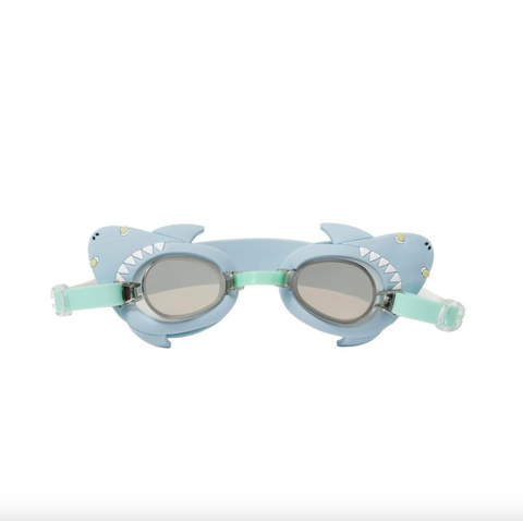 Sunny Life- Swimming Goggles - Salty The Shark Blue