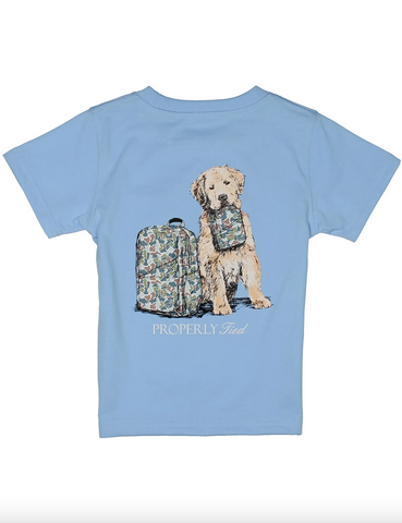 Properly Tied- Boys Study Buddy SS Light Blue