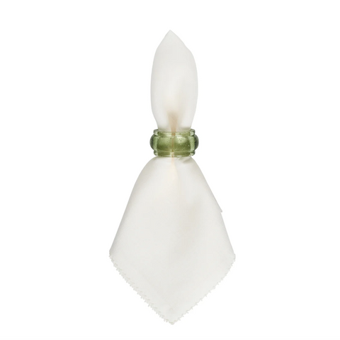 Juliska- Provence Glass  Provence Napkin Ring - Basil