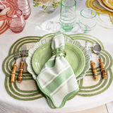 Juliska- Provence Glass  Provence Napkin Ring - Basil
