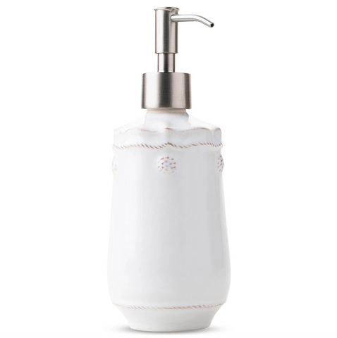 Juliska- Berry & Thread  Soap Dispenser - Whitewash