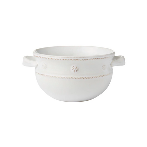 Juliska-Berry & Thread  Handled Soup Bowl - Whitewash