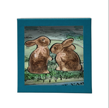 Juliska- Clever Creatures  Bunny Salt and Pepper Shakers Set/2pc