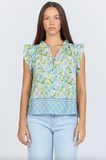 Dear John- Lemon Carpri-Puja Top