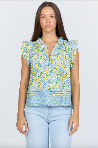 Dear John- Lemon Carpri-Puja Top