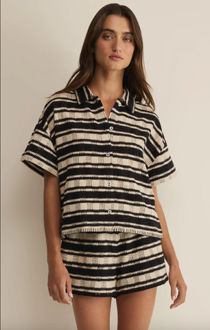 Z Supply- Monaco Button Up Natural