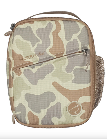 Properly Tied- Delta Lunchbox Field Camo