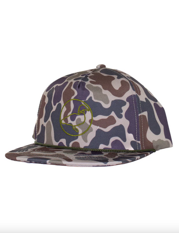 Properly Tied- Boys Sportsman Rope Hat Vintage Camo