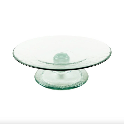 Recycled Glass Cake Stand