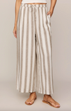 Z Supply- The Perfect Linen Striped Pant- Light Toffee 