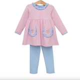 Trotter Street- Flower Bouquet Pant Set