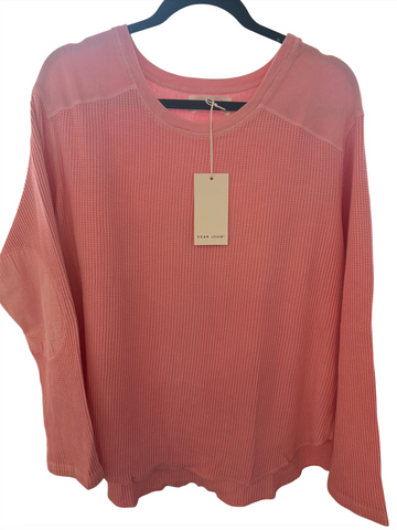 DEAR JOHN HARLOW SHIRT WASHED CASHMERE ROSE