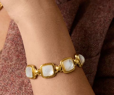 Julie VosSahara Stone Bracelet- Crystal clear