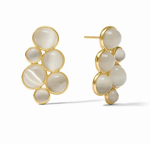 Julie Vos- Cobblestone Statement Earring- Ivory