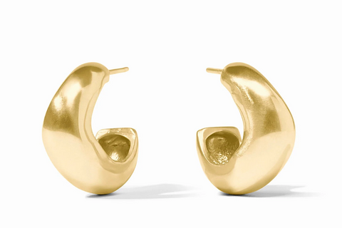 Julie Vos- Wave Hoop Small Gold