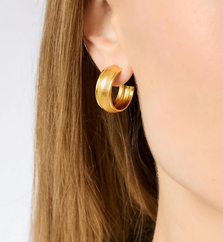 Julie Vos-Cobblestone Hoop ( 3 sizes)