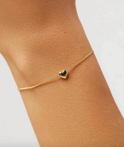 LANA HEART BRACLET- ANA LUISA