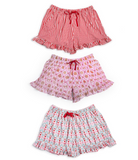 Christmas Morning Pajama Shorts Assorted 3 Designs